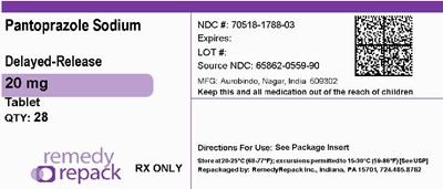 Pantoprazole Sodium 20mg 70518 1788 03